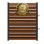 Panou 120CM LUMINAL cu Glisiere Metalice + 11 Lamele Metalice 120 cm - dimensiuni panou (H 100cm - L 120cm) – Sistem Tip Jaluzea Premium pentru Pergole și Terase PANOU 1,20M METAL