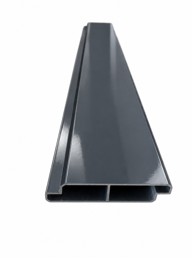 Lamelă Aluminiu Gri Antracit RAL 7016 100 cm – Profil Z pentru Jaluzele Orientabile Pergolă și Terasă GLISIERE IEFTINE Hover Image