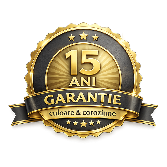 Lamelă Metalică Z LUMINAL 120 cm – Jaluzele Orientabile Balcon | Profil Z Premium Anticoroziune 15 Ani Main Image