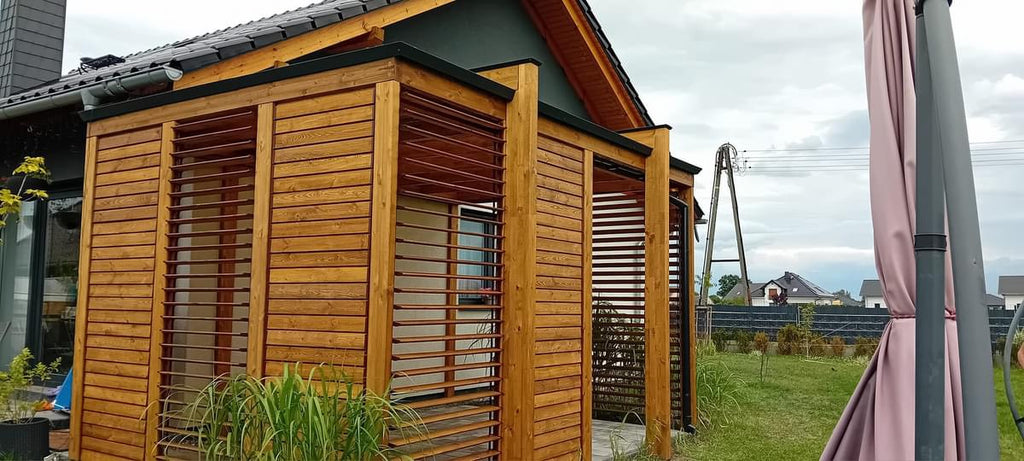 1 Set de glisiere din Metal – Sistem de Închidere pentru Foișoare, Balcoane și Terase de 1 metru - GLISIERE IEFTINE