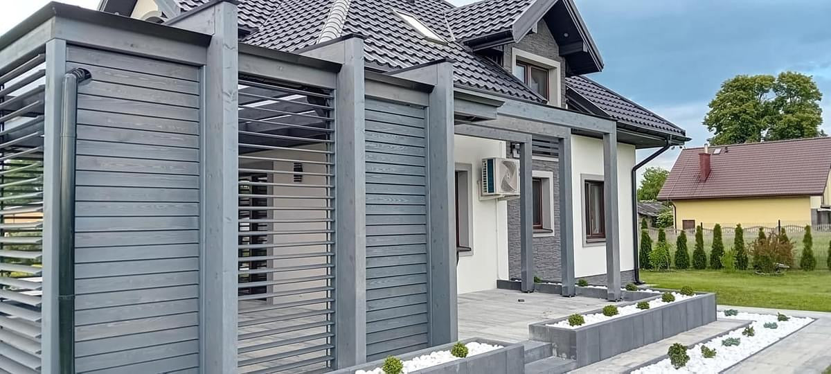 1 Set de glisiere din Metal – Sistem de Închidere pentru Foișoare, Balcoane și Terase de 1 metru - GLISIERE IEFTINE