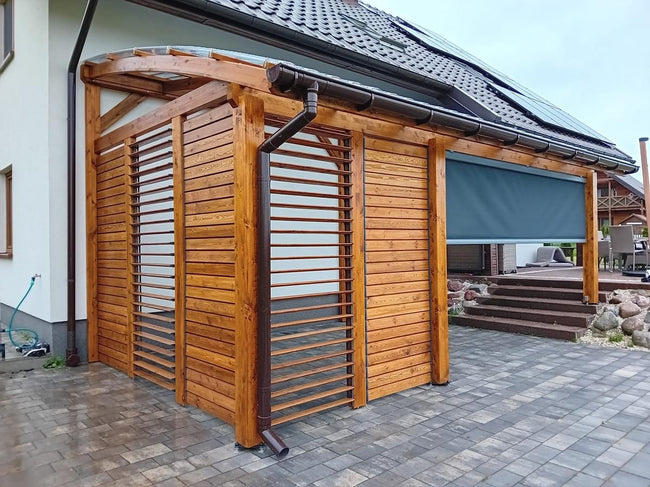 KIT 2 METRI – Glisiere LUMINAL cu 11 Lamele/Metru (2 Kituri = 2 m liniari) pentru Panouri Glisante Pergole & Terase Main Image