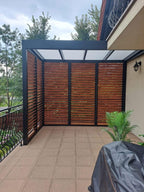 Set 10 Glisiere Metalice 1 m LUMINAL(10 metri liniar) – Sistem Profesional pentru Panouri Glisante cu 11 Lamele, Pergole și Terase GLISIERE IEFTINE