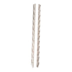 Set Glisiere Aluminiu 1,25m – Sistem Jaluzele Orientabile Terasă (15 Lamele) Exterior KIT 1M