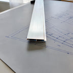 Lamelă Aluminiu Natur 100 cm – Profil Z pentru Jaluzele Orientabile Pergolă și Terasă GLISIERE IEFTINE