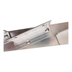 Set Glisiere Aluminiu 1m – Sistem Jaluzele Orientabile Terasă (12 Lamele) Exterior KIT 1M