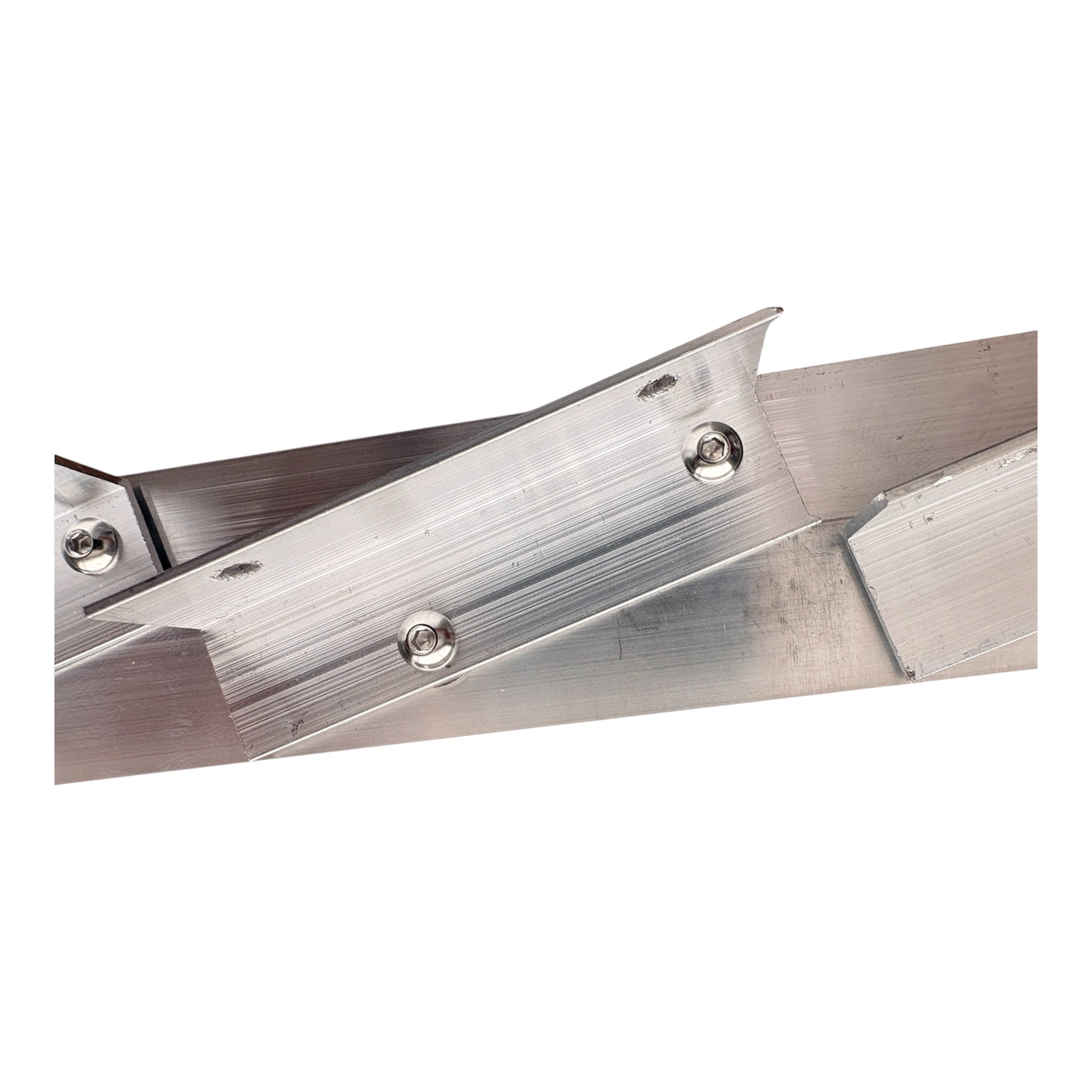 Set Glisiere Aluminiu 1m – Sistem Jaluzele Orientabile Terasă (12 Lamele) Exterior KIT 1M