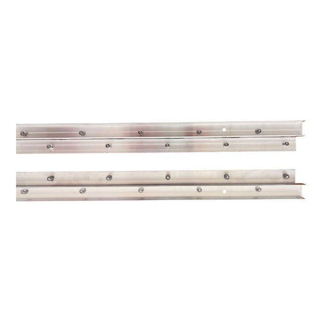 Set Glisiere Aluminiu 1m – Sistem Jaluzele Orientabile Terasă (12 Lamele) Exterior Main Image