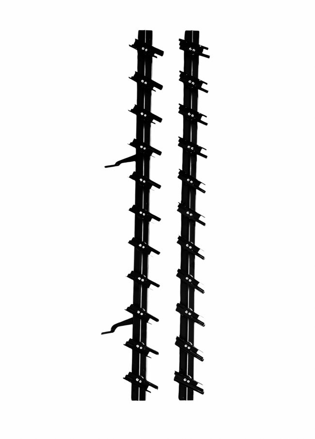 Set 10 Glisiere Metalice 1 m LUMINAL(10 metri liniar) – Sistem Profesional pentru Panouri Glisante cu 11 Lamele, Pergole și Terase GLISIERE IEFTINE Hover Image