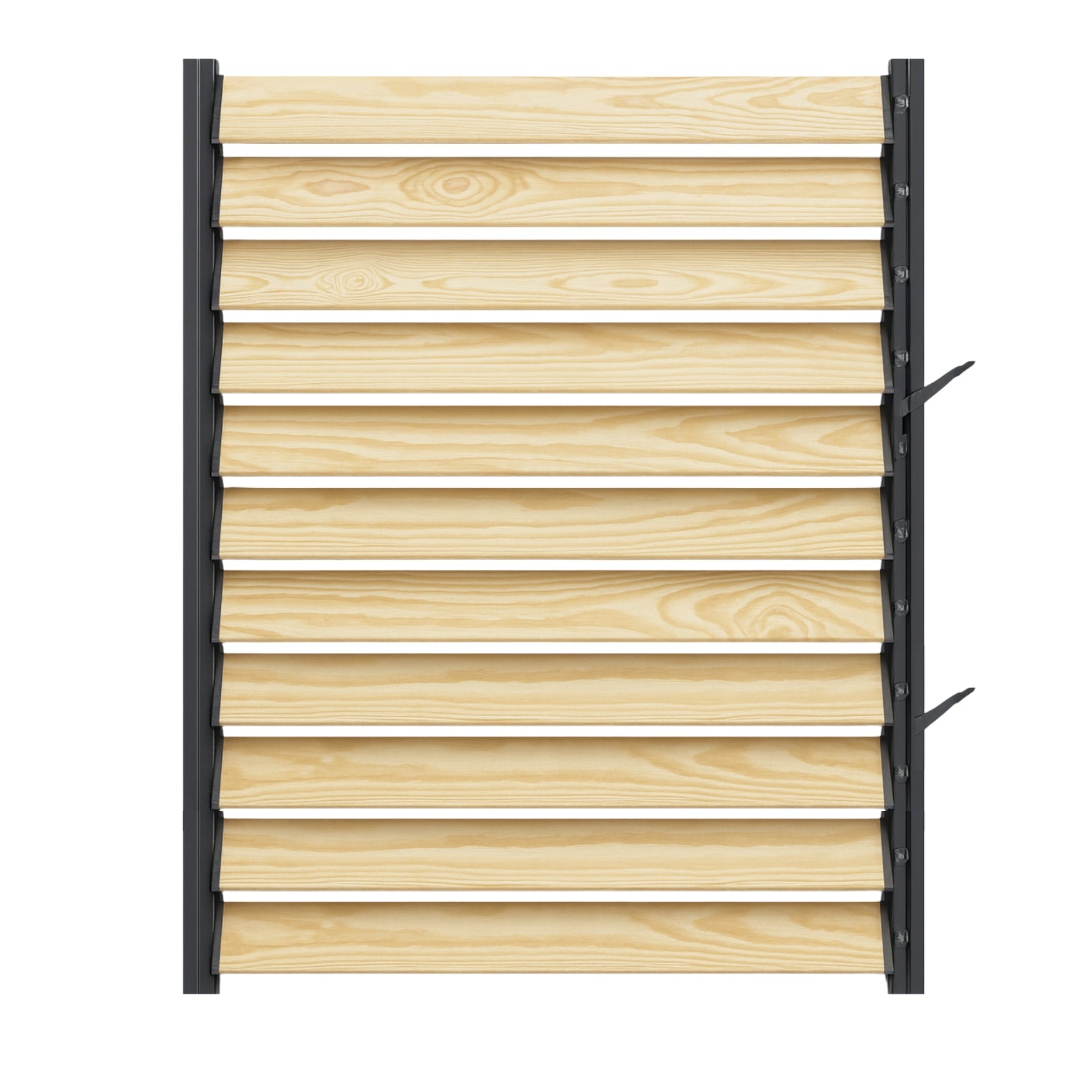 Set glisieră 1 metru 11 lamele  – Glisiere metalice pentru panouri culisante lemn, exterior, pergole – Sistem complet premium GLISIERE IEFTINE