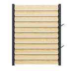 Set 10 Glisiere Metalice 1 m LUMINAL(10 metri liniar) – Sistem Profesional pentru Panouri Glisante cu 11 Lamele, Pergole și Terase GLISIERE IEFTINE