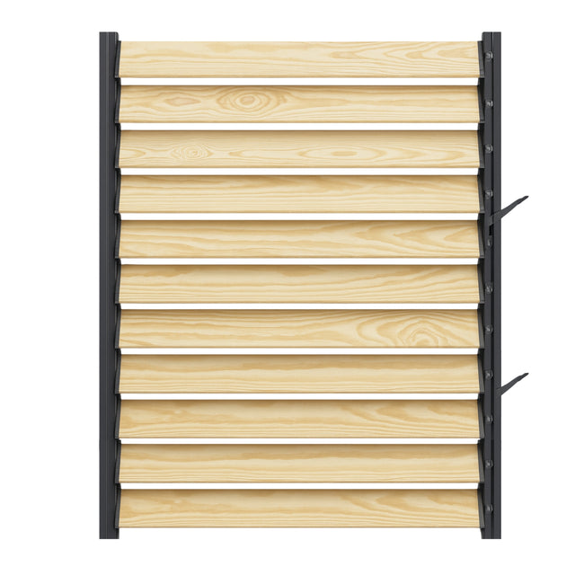 Set 10 Glisiere Metalice 1 m LUMINAL(10 metri liniar) – Sistem Profesional pentru Panouri Glisante cu 11 Lamele, Pergole și Terase GLISIERE IEFTINE Hover Image