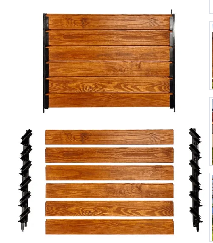 1 Set de glisiere din Metal – Sistem de Închidere pentru Foișoare, Balcoane și Terase de 1 metru - GLISIERE IEFTINE